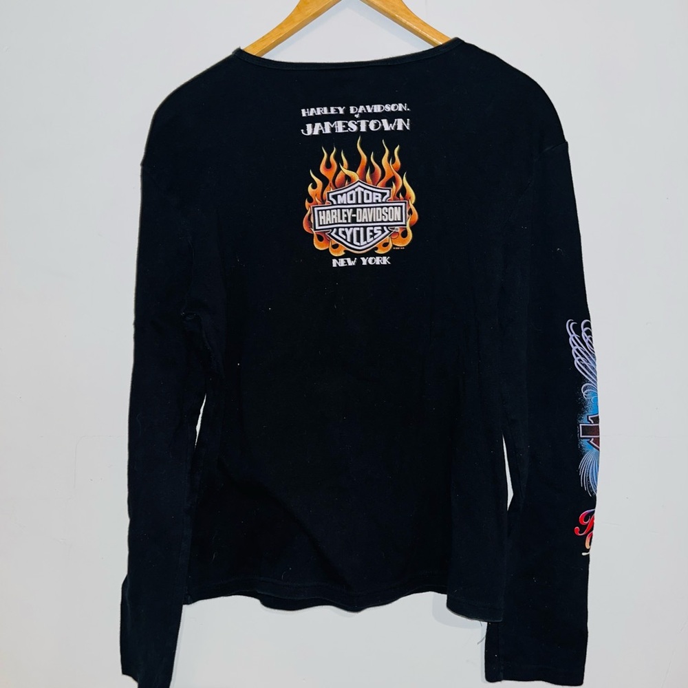 Harley-Davidson Long Sleeve Top sz 2X - Picture 2 of 7